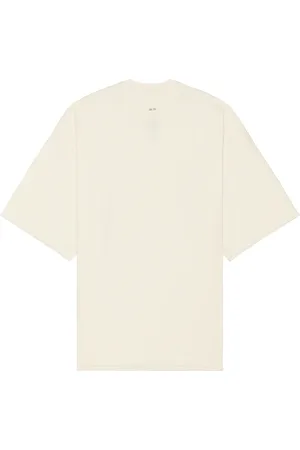 Rick Owens Tommy Tee in Cream