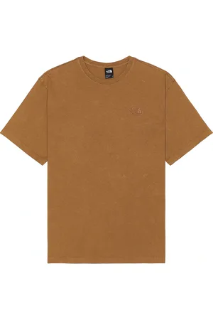 The North Face Short Sleeve Nature Relaxed Tee in Tan