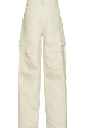 Rick Owens Stefan Cargo Pants in White