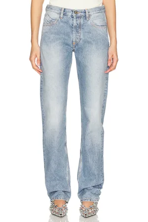 The Attico Long Pant in Blue