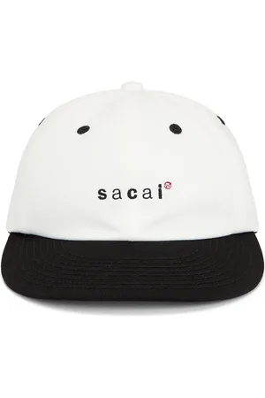 SACAI X Wtaps Cotton Twill Cap in White
