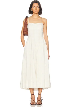 Simkhai Kittiya Midi Dress in Neutral
