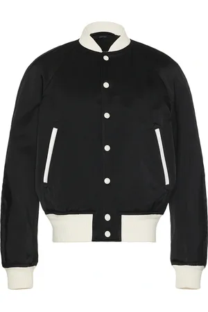 Tom Ford Shiny Bomber Jacket in Black