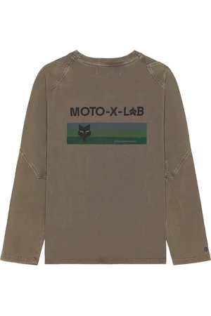Kiko Kostadinov X Fox Racing Long Sleeve Tee Shirt in Grey