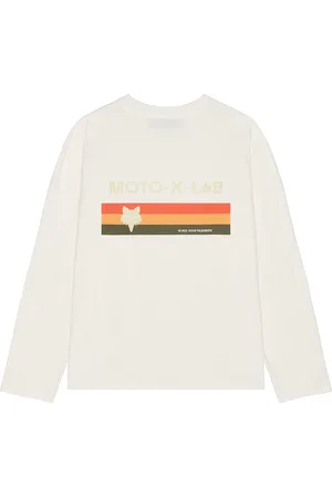 Kiko Kostadinov X Fox Racing Long Sleeve Tee Shirt in White