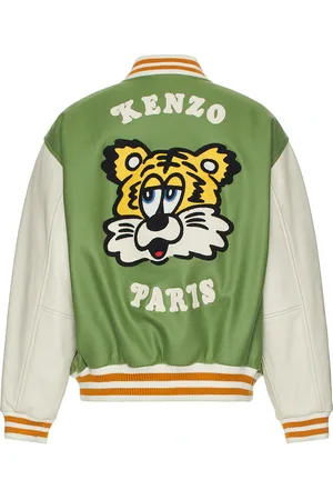 Kenzo X Verdy Collection Varsity Jacket in Green