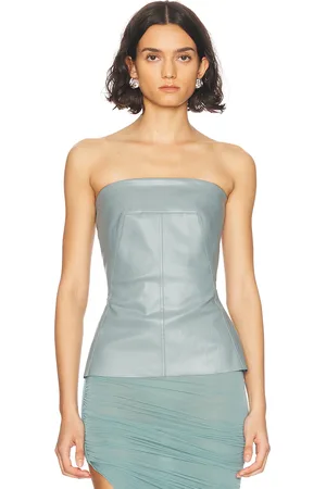 Rick Owens Bustier Top in Blue