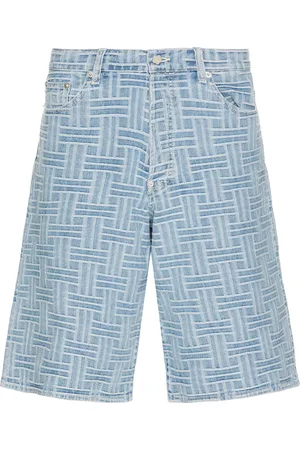 Kenzo Weave Straight Short in Blue