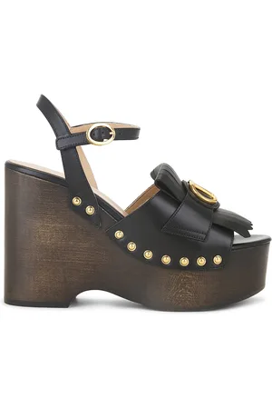 VALENTINO GARAVANI V Logo Signature Clog in Black