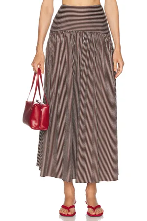 Staud Procida Skirt in Brown