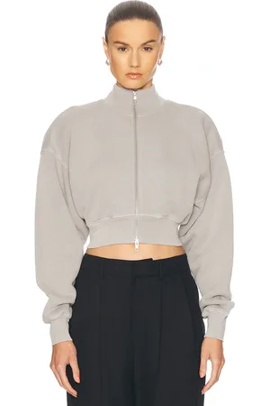 AGOLDE Asta Zip Sweatshirt in Grey
