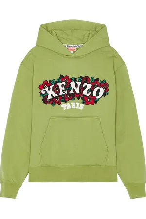Kenzo Gots x Verdy Collection Embroidered Classic Hoodie in Mint