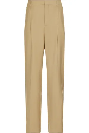 Saint Laurent Carrot Pants in Beige