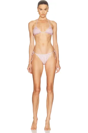 Jean Paul Gaultier Spiral Bikini Set in Pink