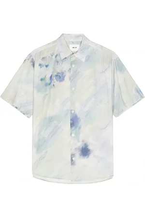 NN.07 Freddy Short Sleeve Shirt in Baby Blue