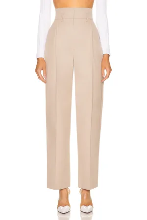 Alaïa High Waisted Pant in Beige