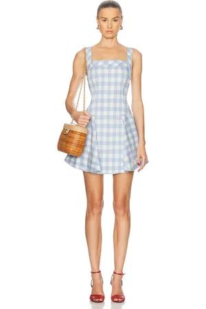 Simkhai Hannalie Mini Dress in Blue
