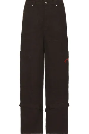 OFF-WHITE Overdyed Carpenter Pant in Chocolate