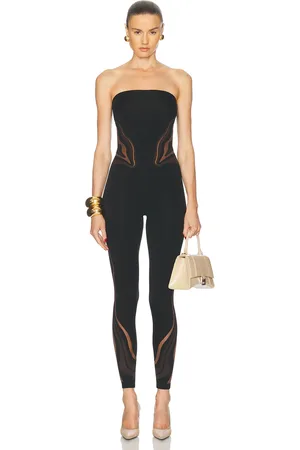 Wolford Swirl Jumpsuit in Black