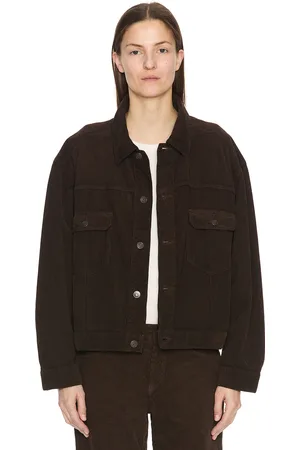 The Row Ness Jacket in Chocolate