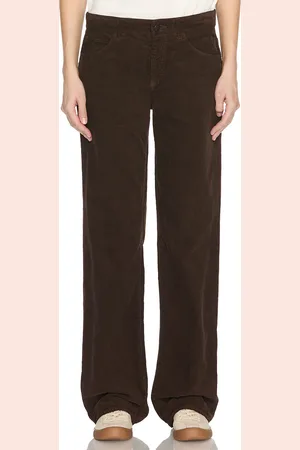 The Row Carlyl Pant in Chocolate