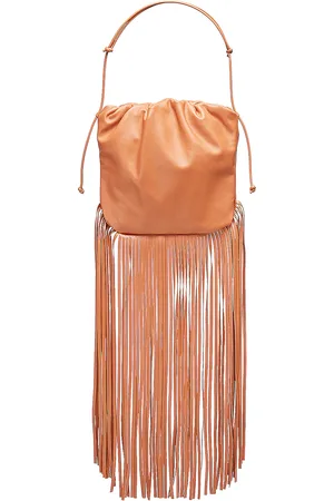 Bottega Veneta The Fringe Pouch in Orange