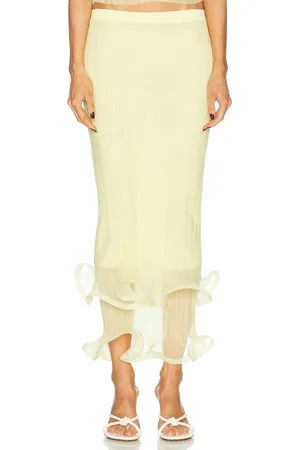 Simkhai Kelso Skirt in Yellow