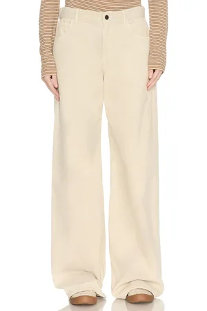 The Row Eglitta Straight Leg in Cream