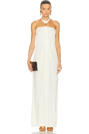 Tom Ford Halterneck Evening Dress in White
