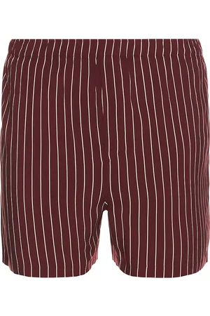 Saint Laurent Calecon Vintage Short in Burgundy