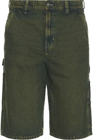 Dickies 14 Loose Denim Painter Short in Green