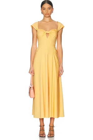 Cult Gaia Magnolia Dress in Peach