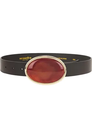 Retrofete Dagmar High Waisted Belt in Brown