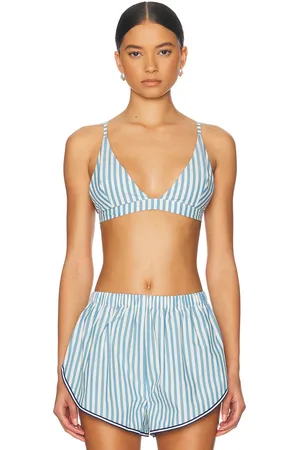 Solid The Tessa Bralette in Baby Blue