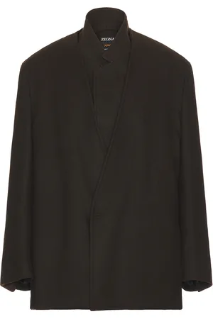 Ermenegildo Zegna Trofeo Cashmere Jacket in Brown