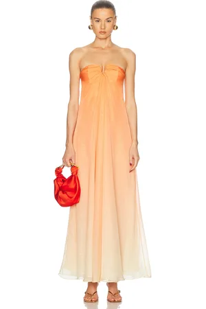 Cult Gaia Janelle Gown in Orange