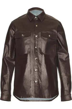 Rick Owens Outershirt in Brown