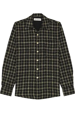 OUR LEGACY Above Button Down Shirt in Black
