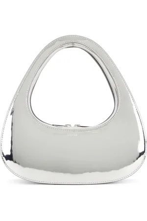 COPERNI Mirrored Baguette Swipe Bag in Metallic