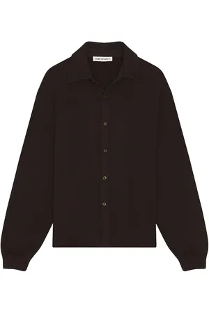 OUR LEGACY Recovery Shirt in Brown