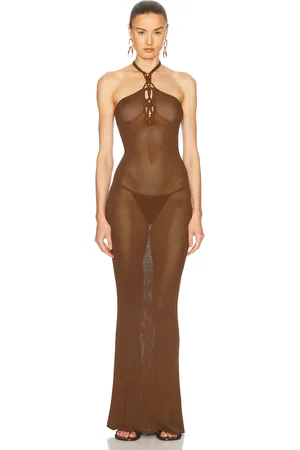 Isabel Marant Eileen Dress in Brown