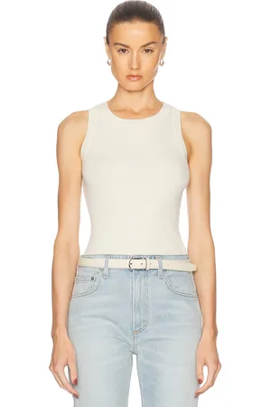 Citizens of Humanity Isabel Rib Tank Top in Cream