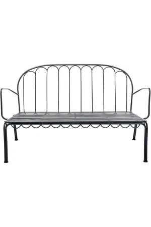 business & pleasure co. Al Fresco Love Seat in Black