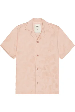 Oas Blush Puzzlotec Cuba Terry Shirt in Blush