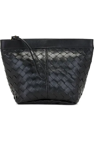 Bottega Veneta Medium Prism Pouch in Black