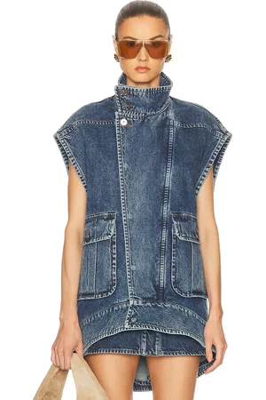 J.W.Anderson Sleeveless Denim Jacket in Blue