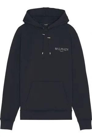Balmain Vintage Gel Hoodie in Black