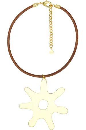Eliou Soleil Necklace in Metallic Gold