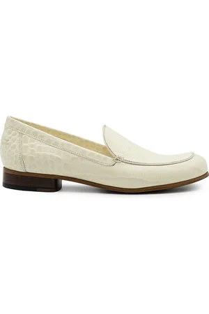 Gia Borghini X Helsa Money Loafer in White