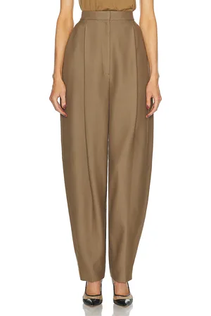 Khaite Ashford Pant in Tan